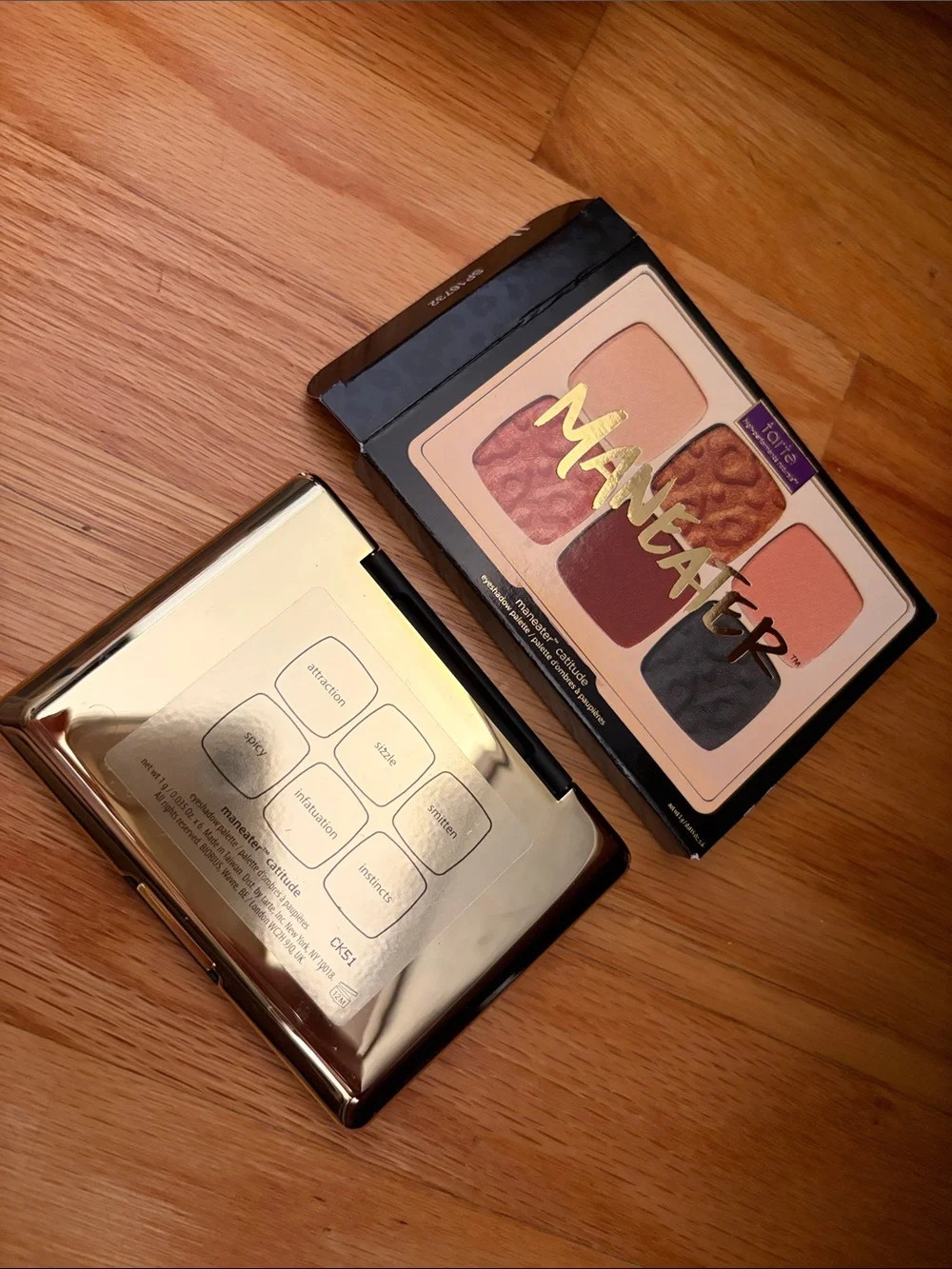 NIB TARTE MANEATER CATITUDE EYESHADOW PALETTE